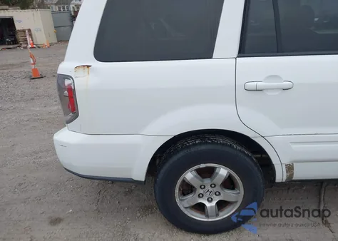 2007 Honda Pilot Ex from USA, damaged, VIN 2HKYF18467H540951